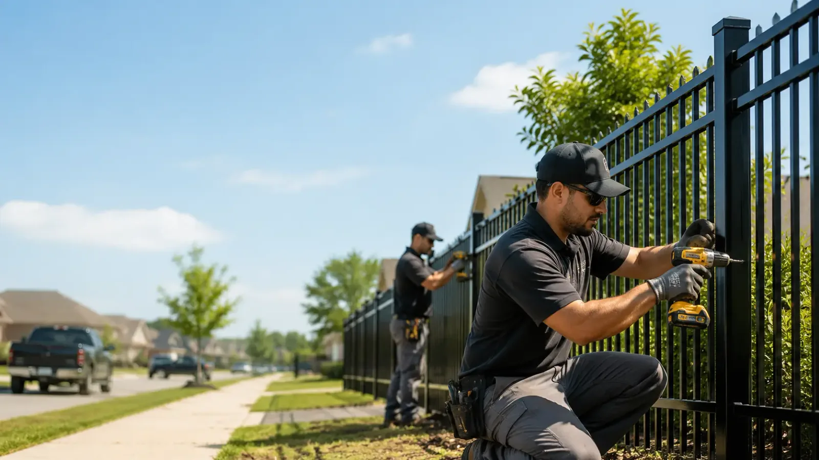 Metal Fence Installation in Vossburg, MS